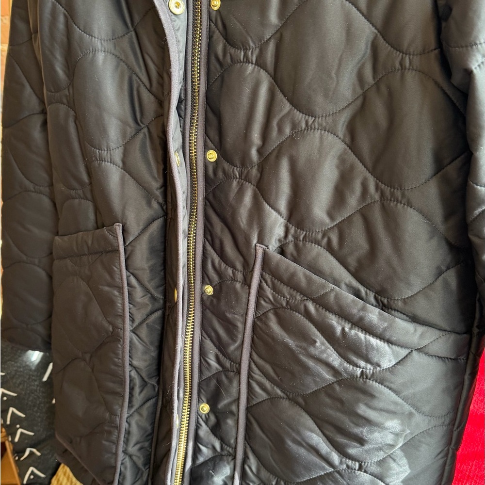 Quince Black Quilted Jacket - Picture 4 of 4